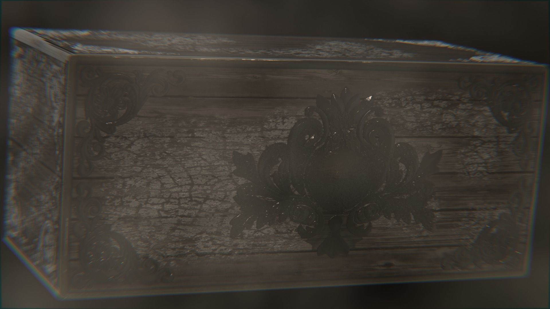 Simple Box Low-poly 3D model_1