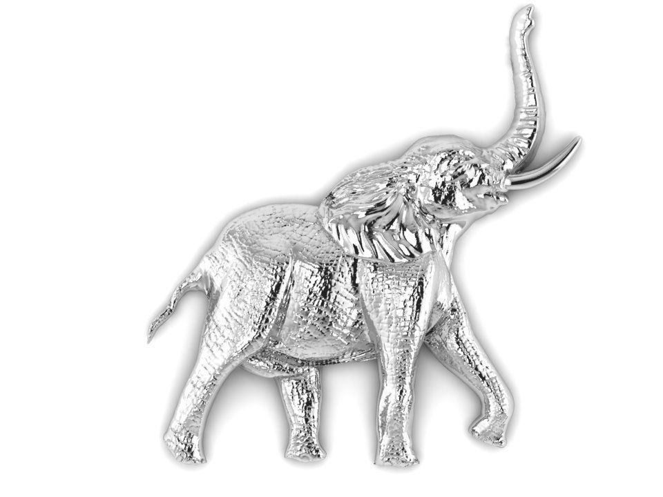 elephant relief 3D print model_4