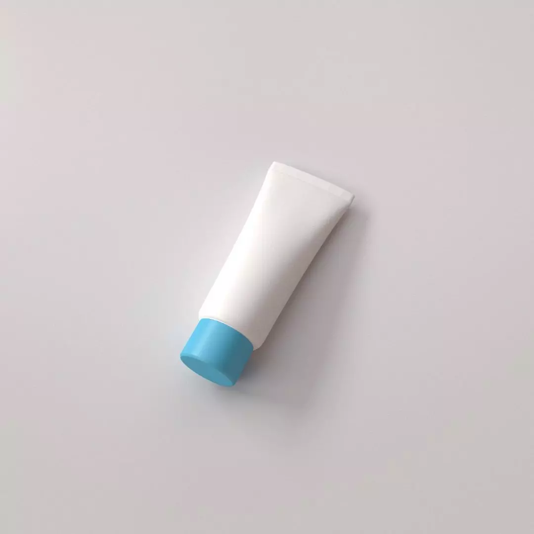 Cream Tube 3D model_0