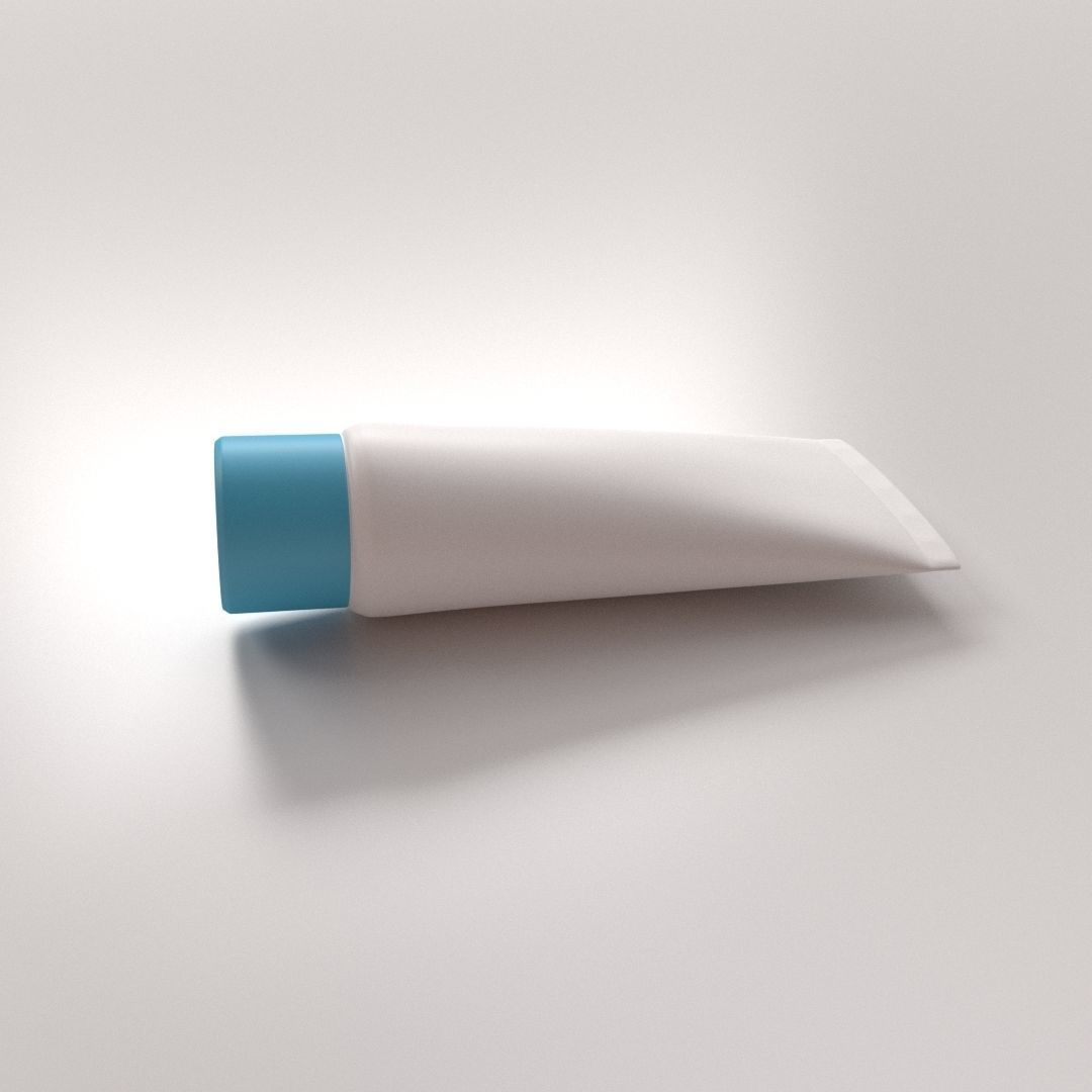 Cream Tube 3D model_2