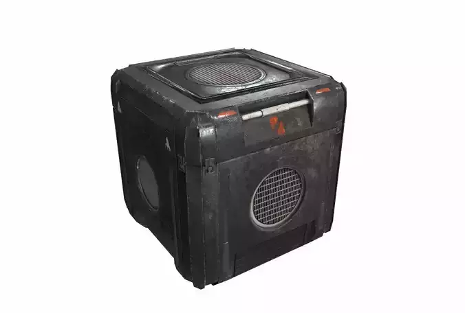Sci Fi cargo crate 2 PBR