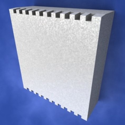 JH-CAD-interior-library glass container with sand in it 3D model_364