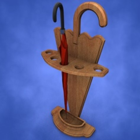 JH-CAD-interior-library glass container with sand in it 3D model_37