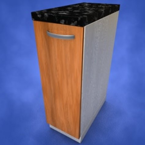 JH-CAD-interior-library glass container with sand in it 3D model_716