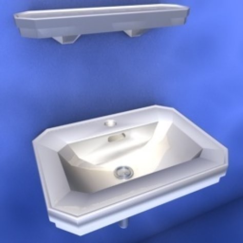 JH-CAD-interior-library glass container with sand in it 3D model_933