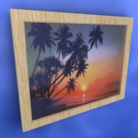 JH-CAD-interior-library glass container with sand in it 3D model_514