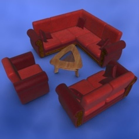 JH-CAD-interior-library glass container with sand in it 3D model_599