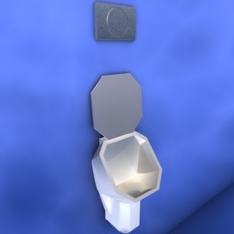 JH-CAD-interior-library glass container with sand in it 3D model_664