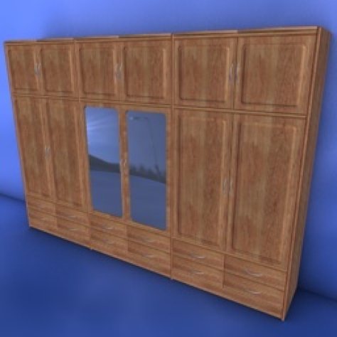 JH-CAD-interior-library glass container with sand in it 3D model_957