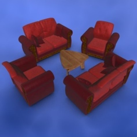 JH-CAD-interior-library glass container with sand in it 3D model_604