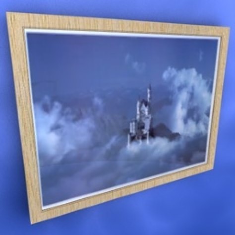 JH-CAD-interior-library glass container with sand in it 3D model_489