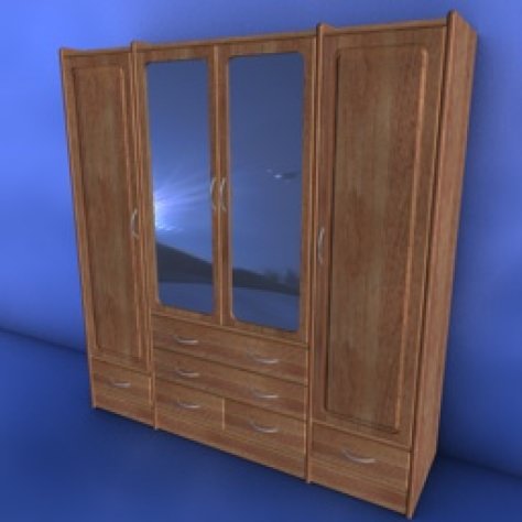 JH-CAD-interior-library glass container with sand in it 3D model_41