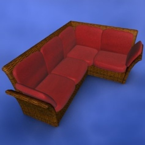 JH-CAD-interior-library glass container with sand in it 3D model_608