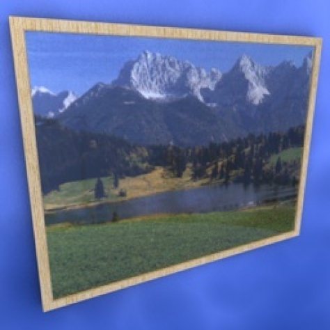 JH-CAD-interior-library glass container with sand in it 3D model_492