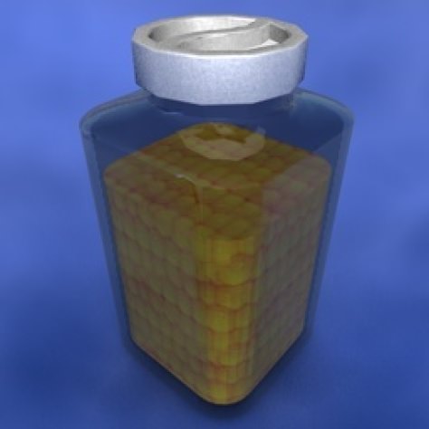JH-CAD-interior-library glass container with sand in it 3D model_169