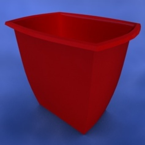 JH-CAD-interior-library glass container with sand in it 3D model_104