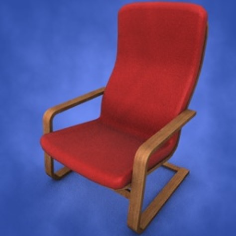 JH-CAD-interior-library glass container with sand in it 3D model_549