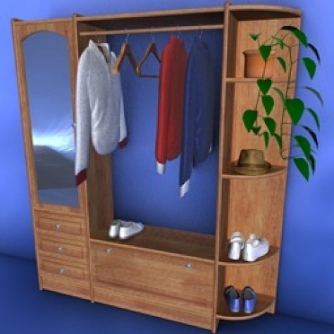 JH-CAD-interior-library glass container with sand in it 3D model_345