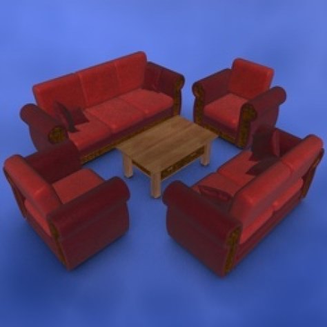 JH-CAD-interior-library glass container with sand in it 3D model_598