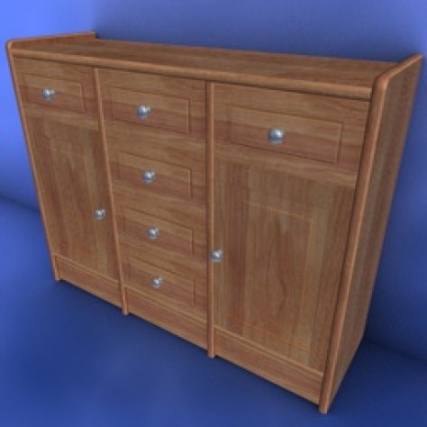 JH-CAD-interior-library glass container with sand in it 3D model_78