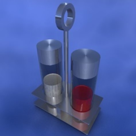 JH-CAD-interior-library glass container with sand in it 3D model_271