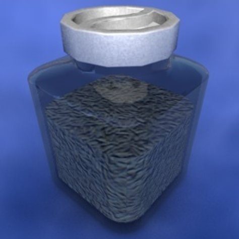 JH-CAD-interior-library glass container with sand in it 3D model_28