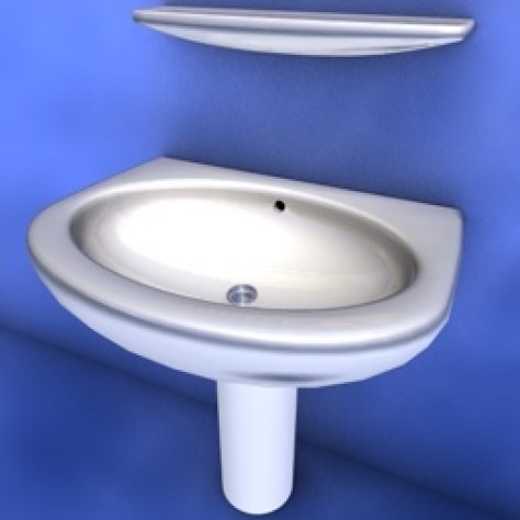 JH-CAD-interior-library glass container with sand in it 3D model_628