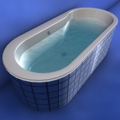 JH-CAD-interior-library glass container with sand in it 3D model_188