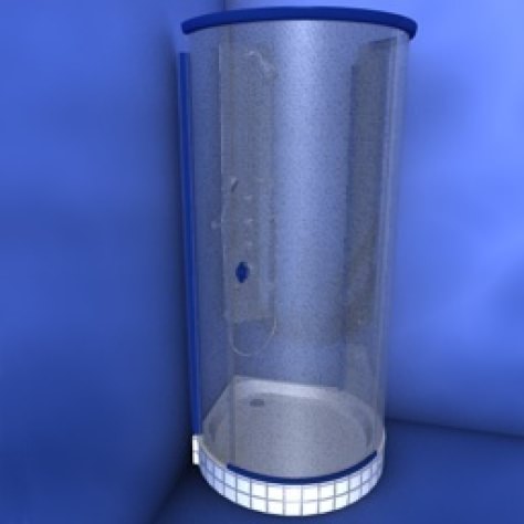 JH-CAD-interior-library glass container with sand in it 3D model_115