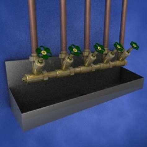 JH-CAD-interior-library glass container with sand in it 3D model_640