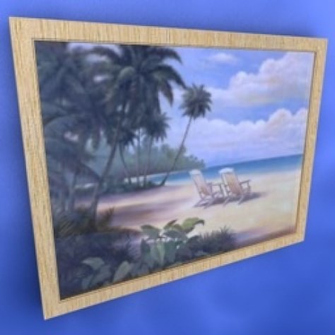 JH-CAD-interior-library glass container with sand in it 3D model_485