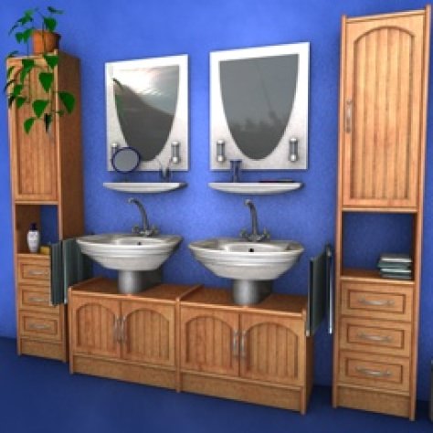 JH-CAD-interior-library glass container with sand in it 3D model_564