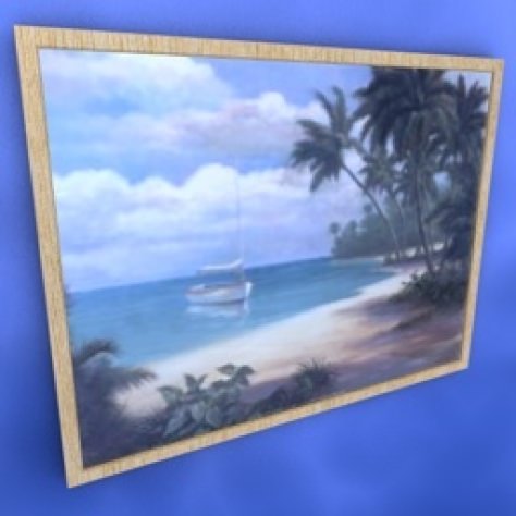 JH-CAD-interior-library glass container with sand in it 3D model_503