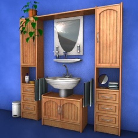 JH-CAD-interior-library glass container with sand in it 3D model_530