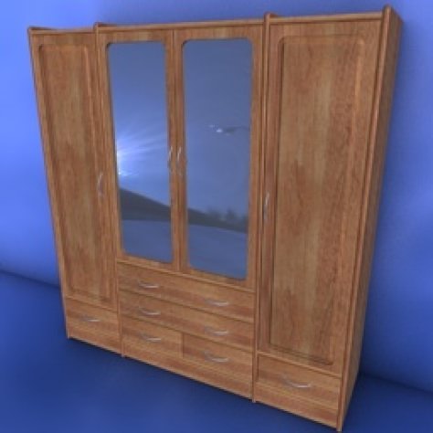 JH-CAD-interior-library glass container with sand in it 3D model_42