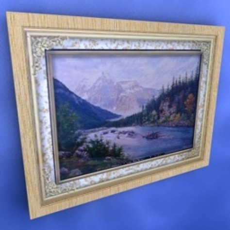 JH-CAD-interior-library glass container with sand in it 3D model_523