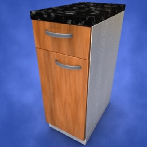 JH-CAD-interior-library glass container with sand in it 3D model_708