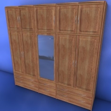 JH-CAD-interior-library glass container with sand in it 3D model_45