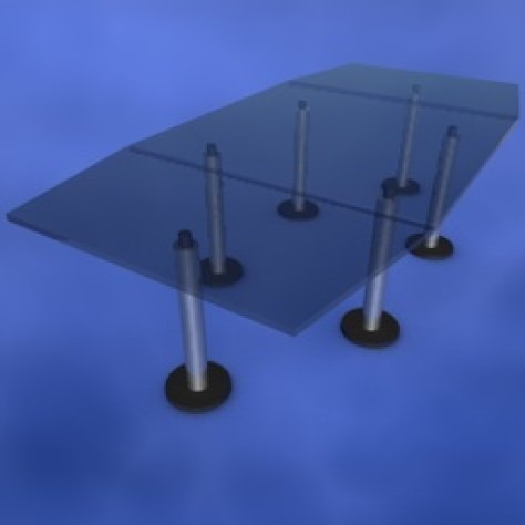 JH-CAD-interior-library glass container with sand in it 3D model_541