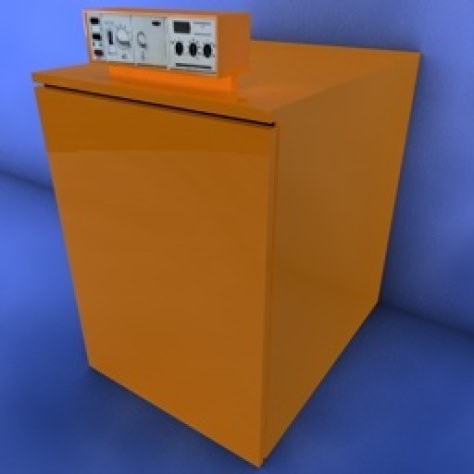 JH-CAD-interior-library glass container with sand in it 3D model_244