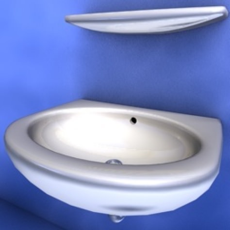 JH-CAD-interior-library glass container with sand in it 3D model_691