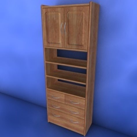 JH-CAD-interior-library glass container with sand in it 3D model_74