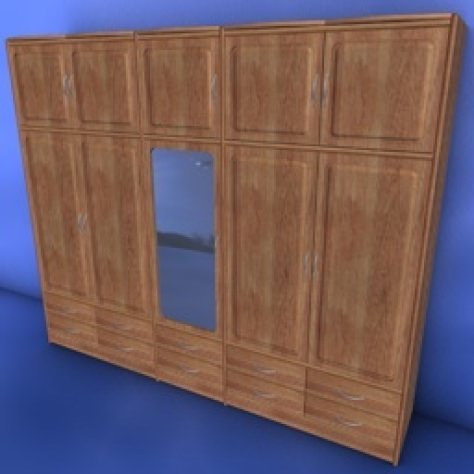 JH-CAD-interior-library glass container with sand in it 3D model_48