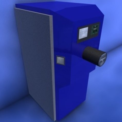 JH-CAD-interior-library glass container with sand in it 3D model_249