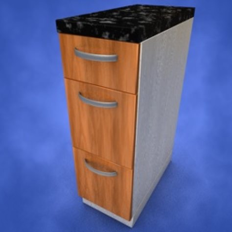 JH-CAD-interior-library glass container with sand in it 3D model_16