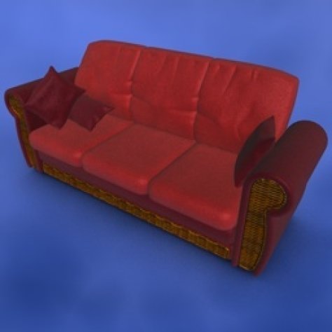 JH-CAD-interior-library glass container with sand in it 3D model_600