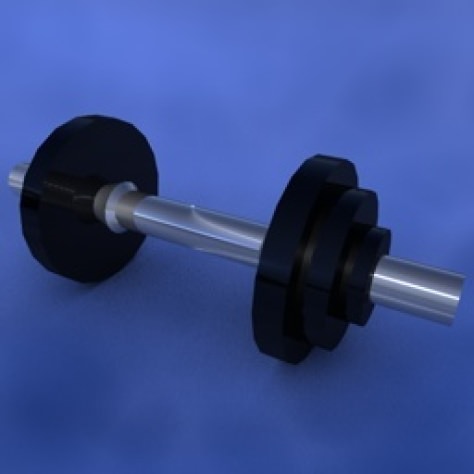 JH-CAD-interior-library glass container with sand in it 3D model_297