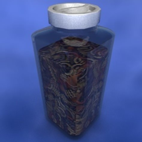 JH-CAD-interior-library glass container with sand in it 3D model_112