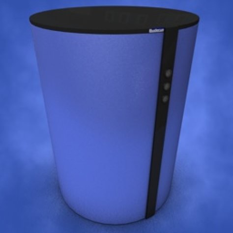 JH-CAD-interior-library glass container with sand in it 3D model_680