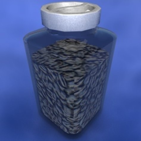 JH-CAD-interior-library glass container with sand in it 3D model_899